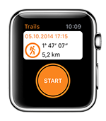 Starte die Aufzeichnung deines nächsten GPS-Abenteuers von der Apple Watch.
