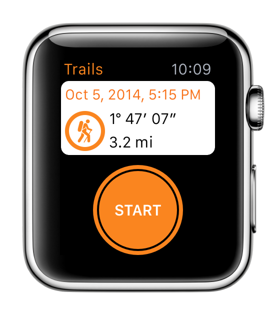 Trails · Your Outdoor and Logbook for iPhone Apple Watch