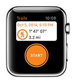 Start recording your next GPS adventure from your Apple Watch.
